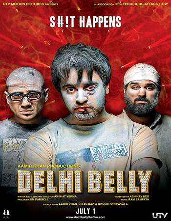 Delhi Belly 2011 Hindi Movie DD5.1 1080p 720p 480p HDRip ESubs x264 HEVC
