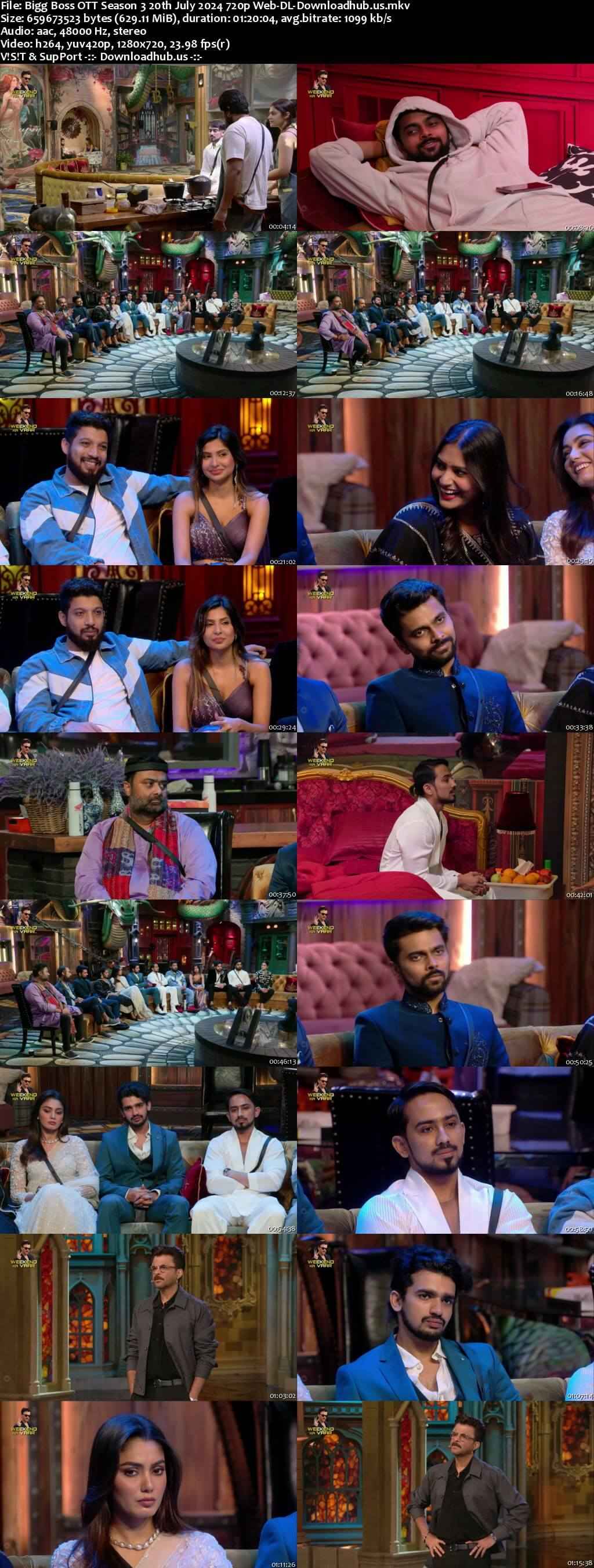 Bigg Boss OTT Season 3 20 July 2024 Episode 30 Web-DL 720p 480p Bigg Boss OTT Season 3 20 July 2024 Episode 30 Web-DL 720p 480p