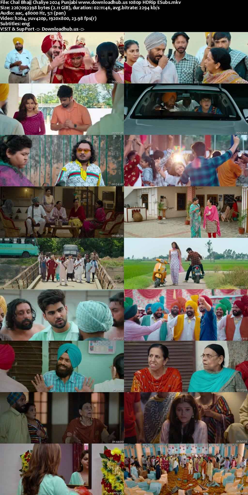 Chal Bhajj Chaliye 2024 Punjabi Movie 1080p 720p 480p HDRip ESubs HEVC Chal Bhajj Chaliye 2024 Punjabi Movie 1080p 720p 480p HDRip ESubs HEVC