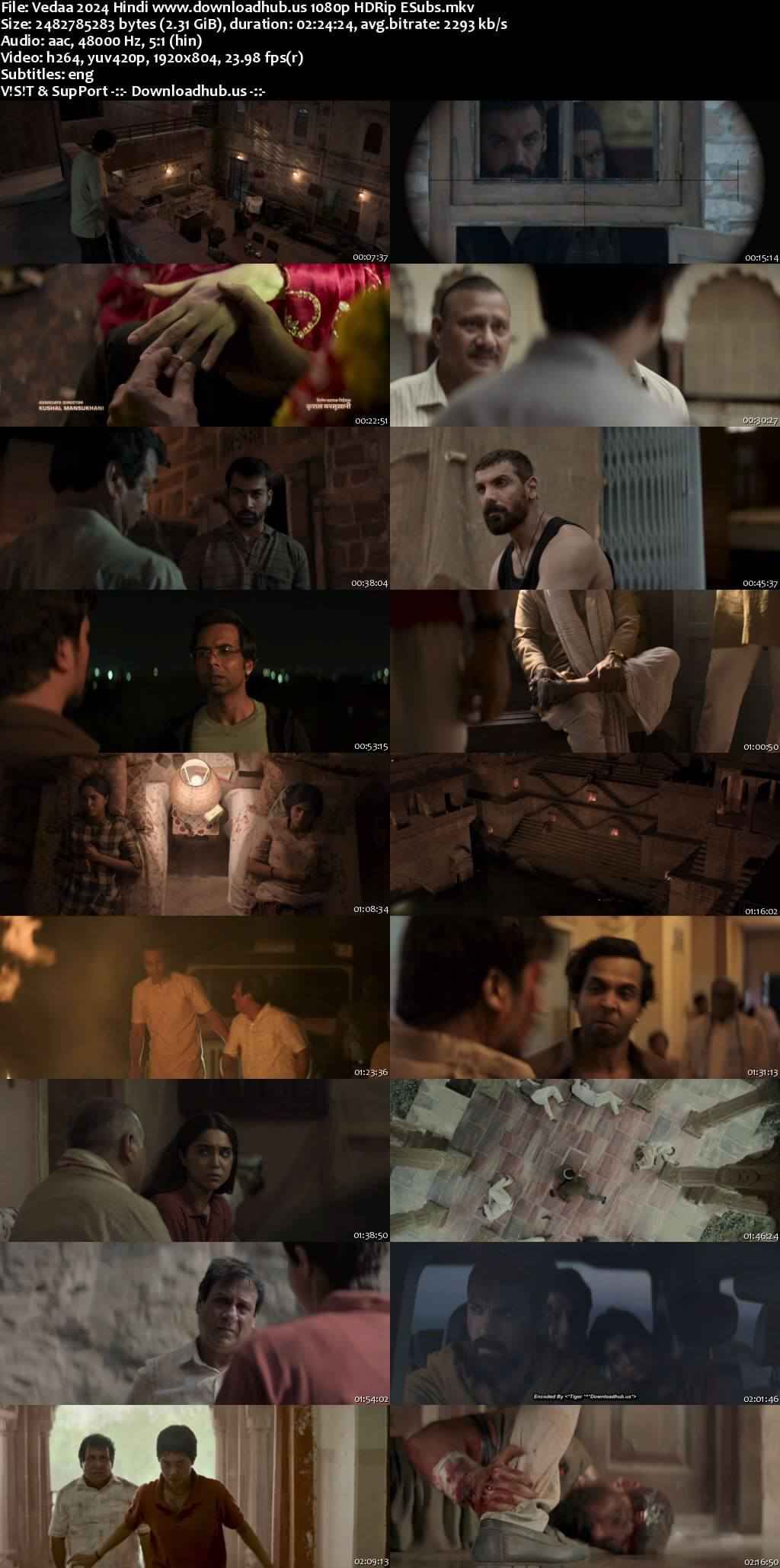 Vedaa 2024 Hindi Movie DD5.1 4k 1080p 720p 480p HDRip ESubs x264 HEVC Vedaa 2024 Hindi Movie DD5.1 4k 1080p 720p 480p HDRip ESubs x264 HEVC