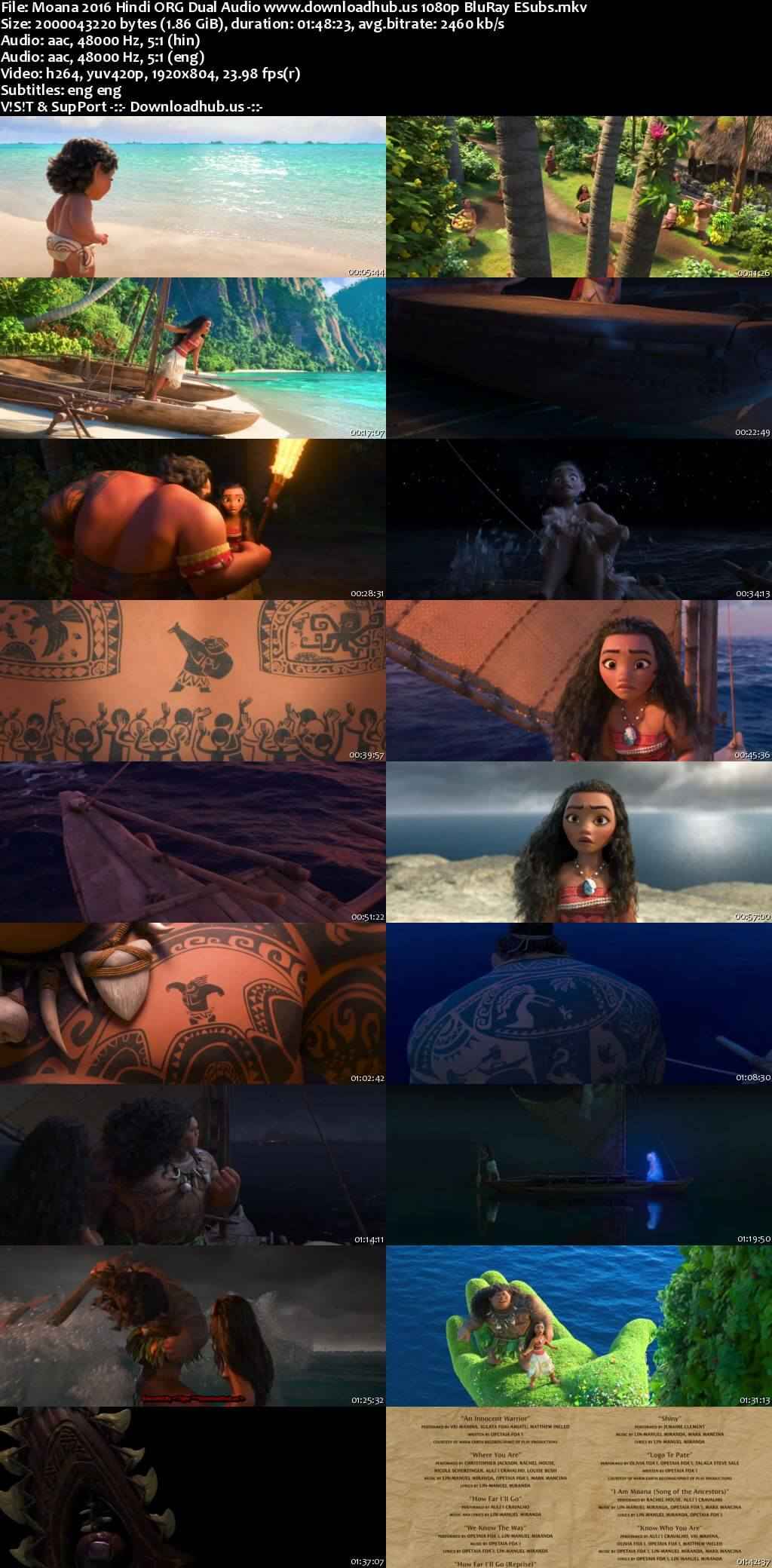 Moana 2016 Hindi ORG Dual Audio Movie DD5.1 1080p 720p 480p BluRay ESubs x264 HEVC Moana 2016 Hindi ORG Dual Audio Movie DD5.1 1080p 720p 480p BluRay ESubs x264 HEVC