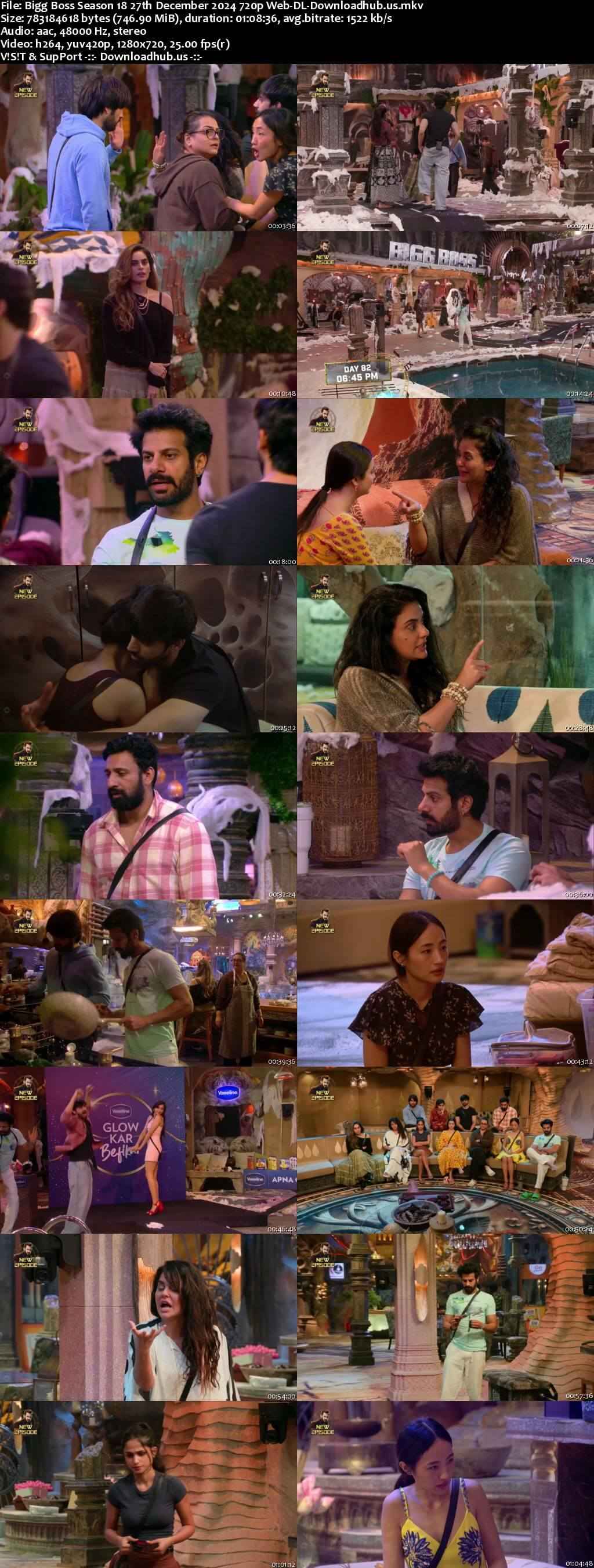 Bigg Boss Season 18 27 December 2024 Episode 83 Web-DL 720p 480p Bigg Boss Season 18 27 December 2024 Episode 83 Web-DL 720p 480p