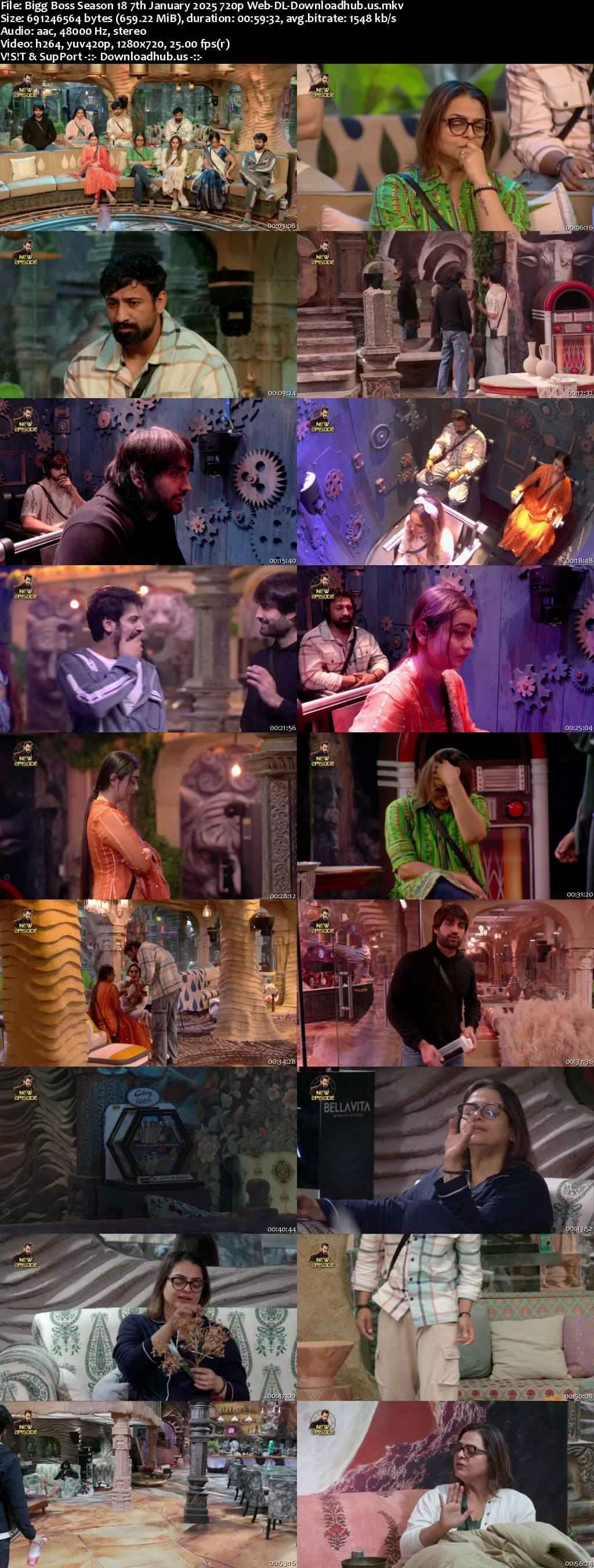 Bigg Boss Season 18 7 January 2025 Episode 94 Web-DL 720p 480p Bigg Boss Season 18 7 January 2025 Episode 94 Web-DL 720p 480p