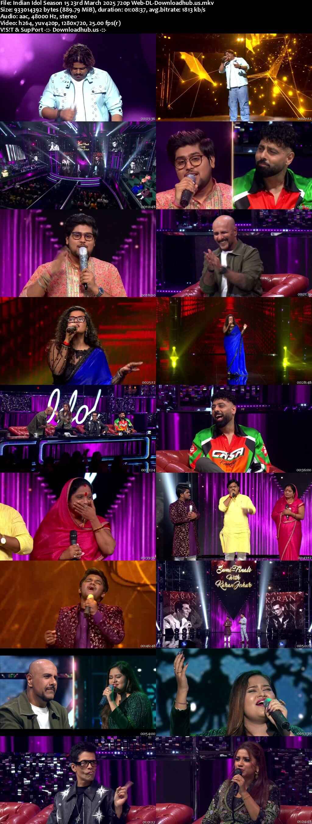Indian Idol Season 15 23 March 2025 Episode 44 Web-DL 720p 480p Indian Idol Season 15 23 March 2025 Episode 44 Web-DL 720p 480p
