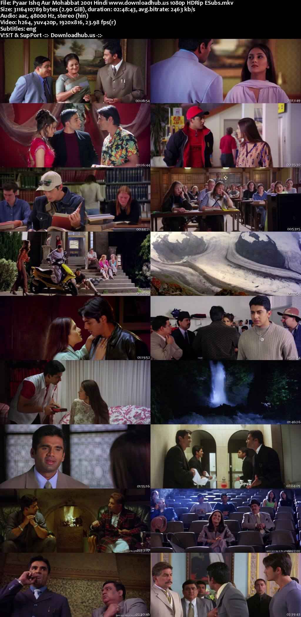 Pyaar Ishq Aur Mohabbat 2001 Hindi Movie DD2.0 1080p 720p 480p HDRip ESubs x264 HEVC Pyaar Ishq Aur Mohabbat 2001 Hindi Movie DD2.0 1080p 720p 480p HDRip ESubs x264 HEVC