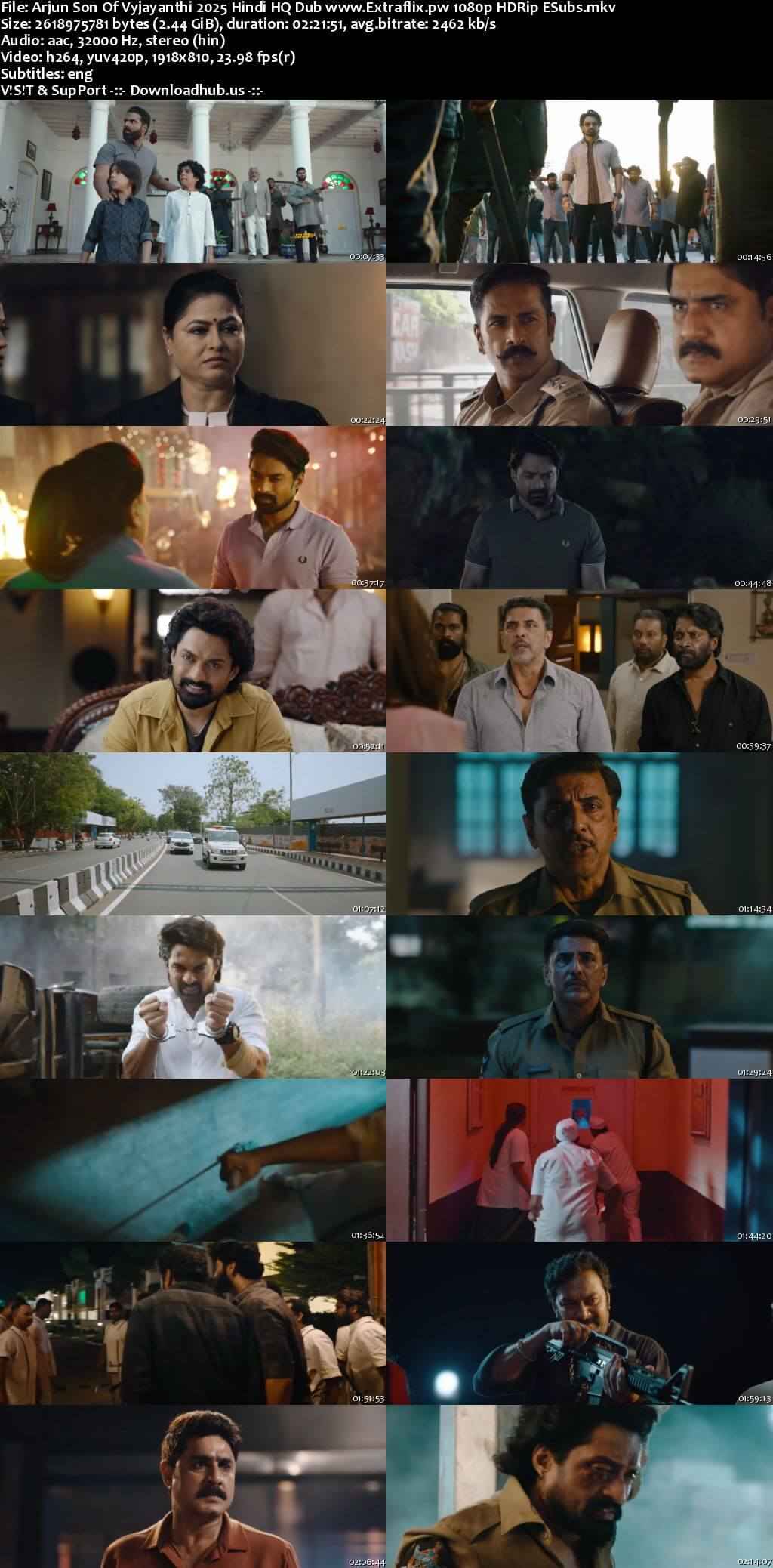 Arjun S/O Vyjayanthi 2025 Hindi HQ Dub Movie DD2.0 1080p 720p 480p HDRip ESubs x264 HEVC Arjun S/O Vyjayanthi 2025 Hindi HQ Dub Movie DD2.0 1080p 720p 480p HDRip ESubs x264 HEVC