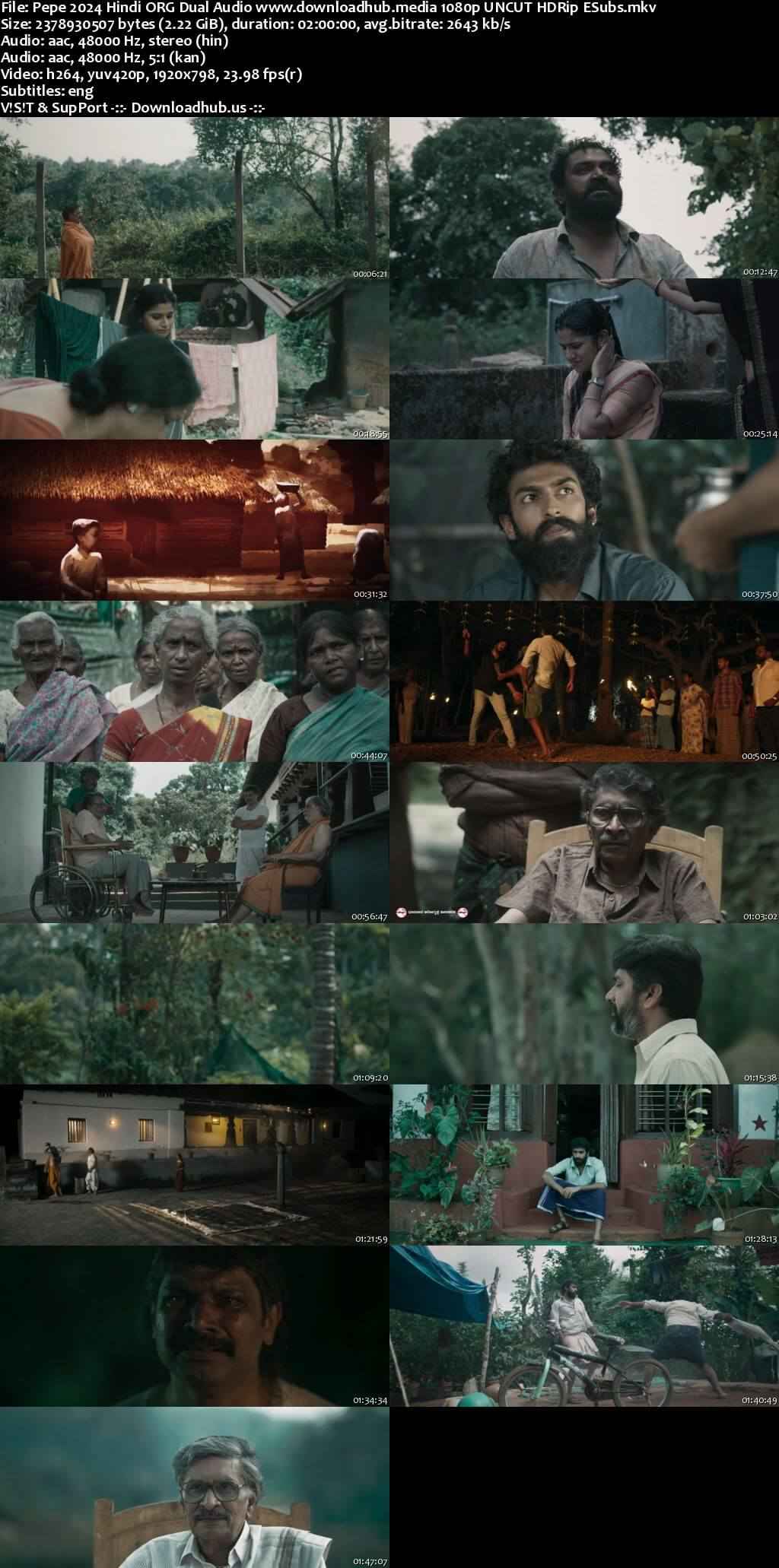 Pepe 2024 Hindi ORG Dual Audio Movie DD2.0 1080p 720p 480p UNCUT HDRip ESubs x264 HEVC Pepe 2024 Hindi ORG Dual Audio Movie DD2.0 1080p 720p 480p UNCUT HDRip ESubs x264 HEVC