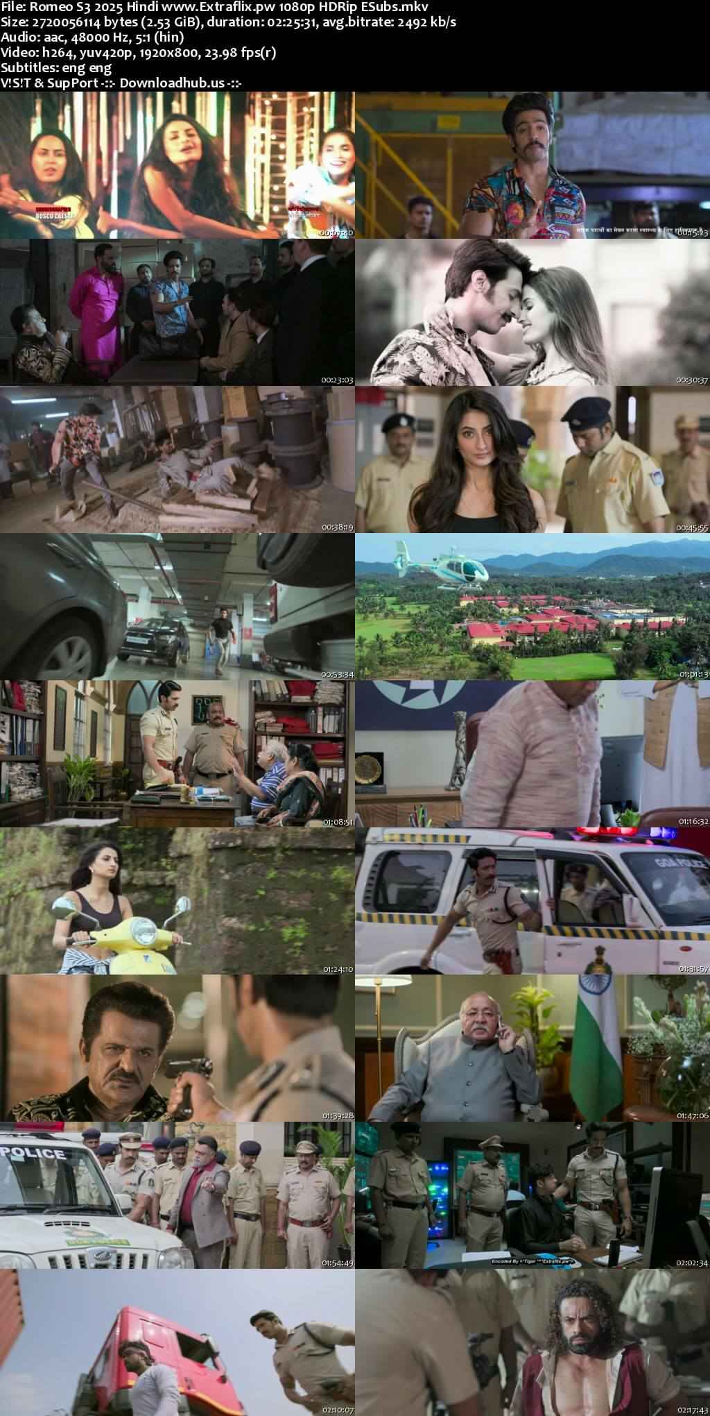 Romeo S3 2025 Hindi Movie DD5.1 1080p 720p 480p HDRip ESubs x264 HEVC Romeo S3 2025 Hindi Movie DD5.1 1080p 720p 480p HDRip ESubs x264 HEVC