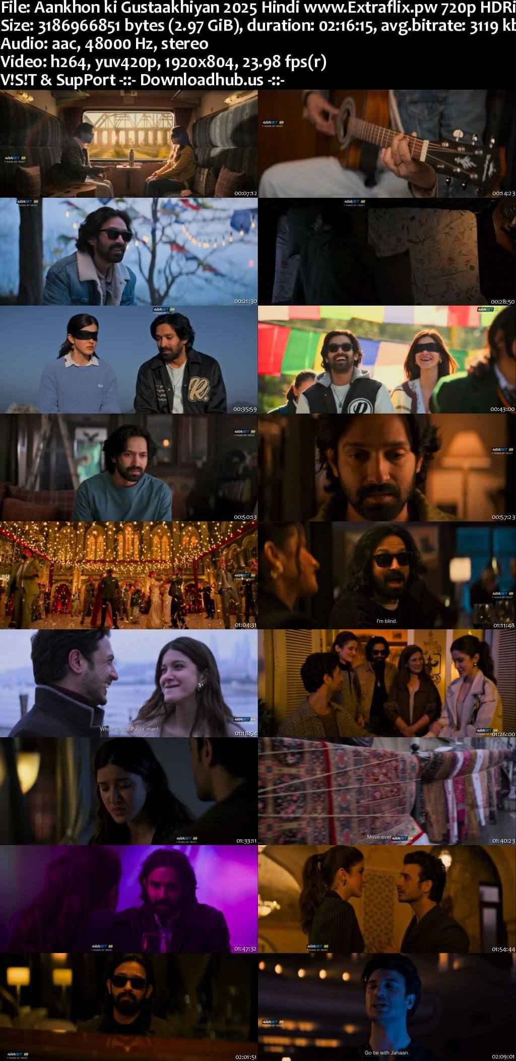 Aankhon ki Gustaakhiyan 2025 Hindi Movie DD2.0 1080p 720p 480p HDRip x264 HEVC Aankhon ki Gustaakhiyan 2025 Hindi Movie DD2.0 1080p 720p 480p HDRip x264 HEVC