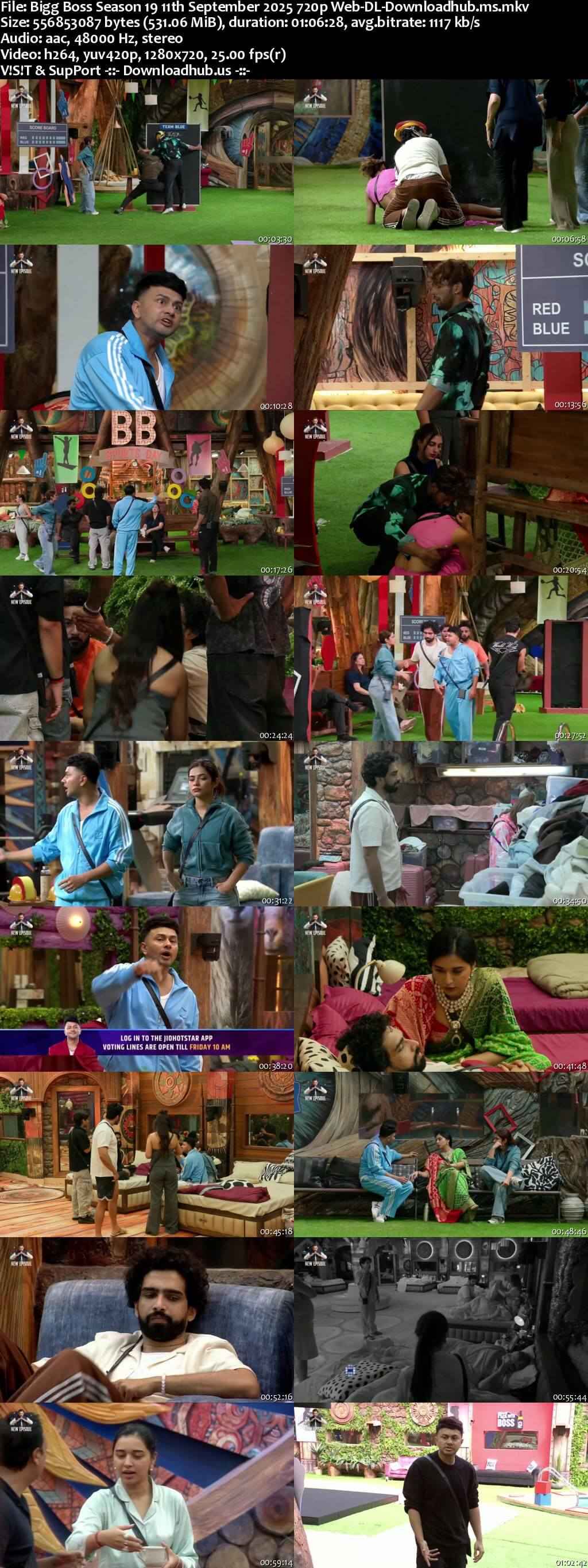 Bigg Boss Season 19 11 September 2025 Episode 19 Web-DL 720p 480p