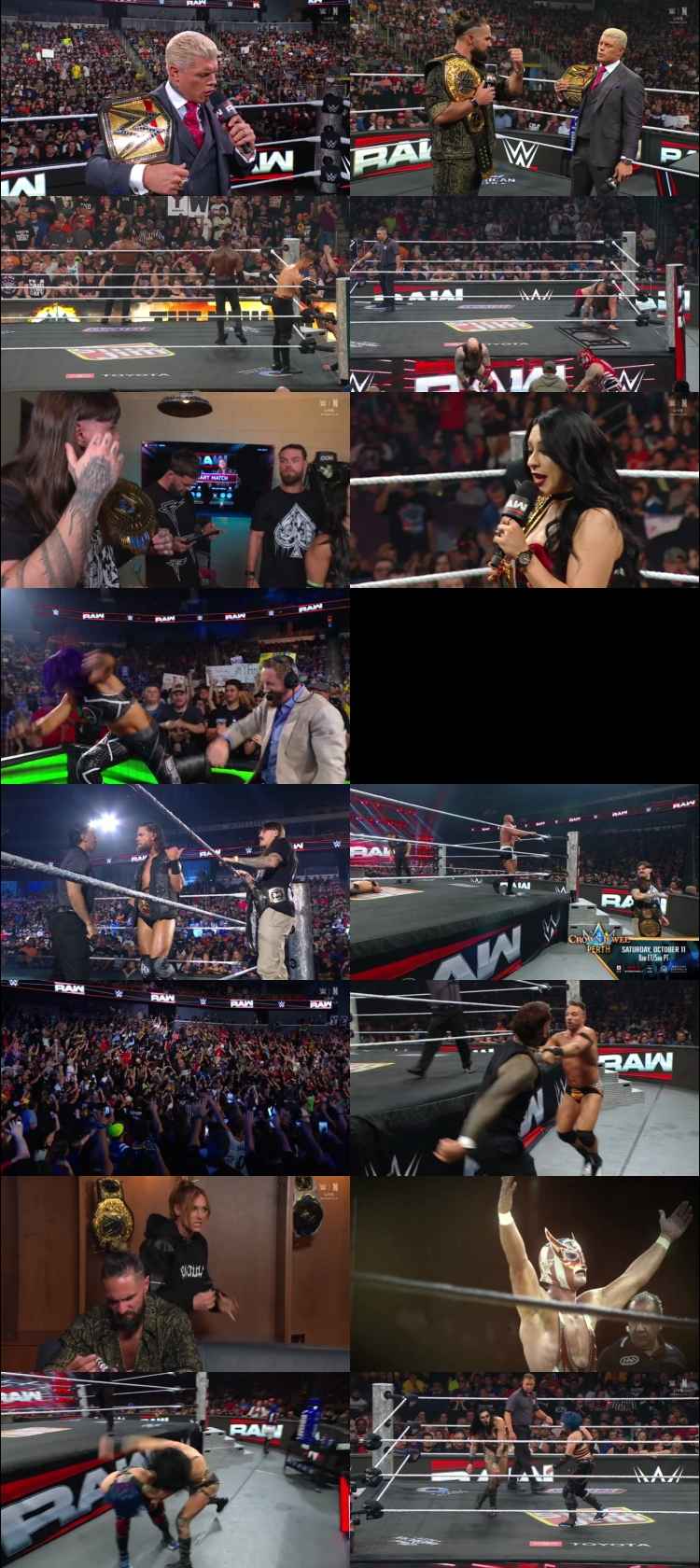 WWE Monday Night Raw 30th December 2024 1080p 720p 550MB WEBRip 480p WWE Monday Night Raw 22nd September2025 1080p 720p 550MB WEBRip 480p