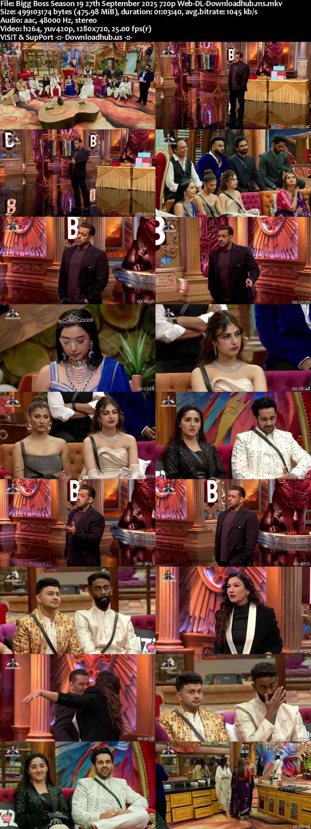 Bigg Boss Season 19 27 September 2025 Episode 35 Web-DL 720p 480p