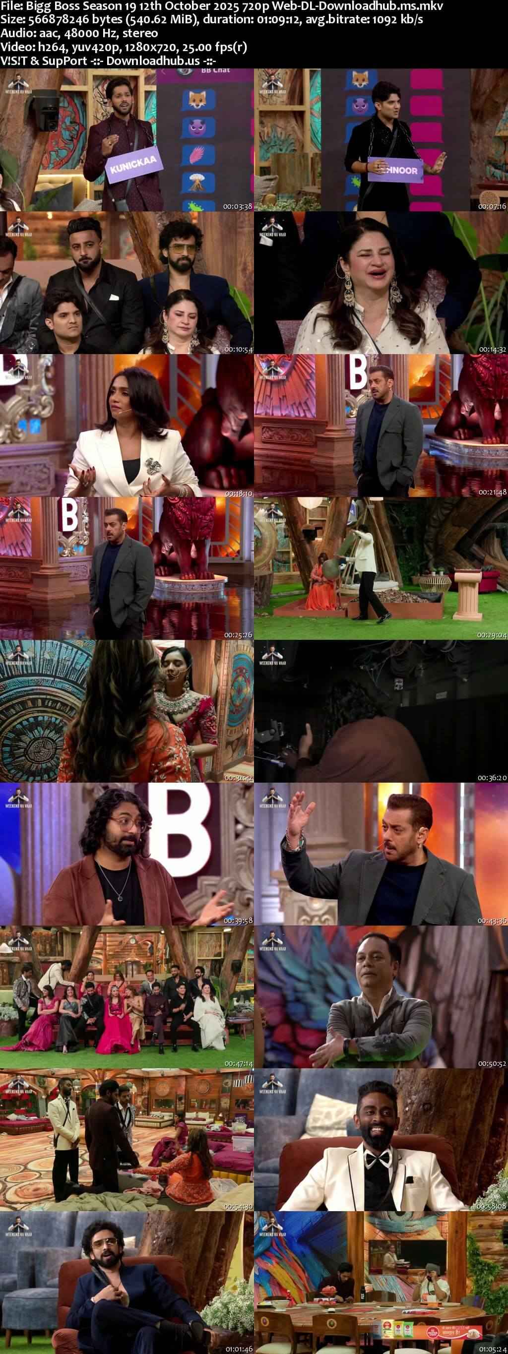 Bigg Boss Season 19 12 October 2025 Episode 50 Web-DL 720p 480p Bigg Boss Season 19 12 October 2025 Episode 50 Web-DL 720p 480p