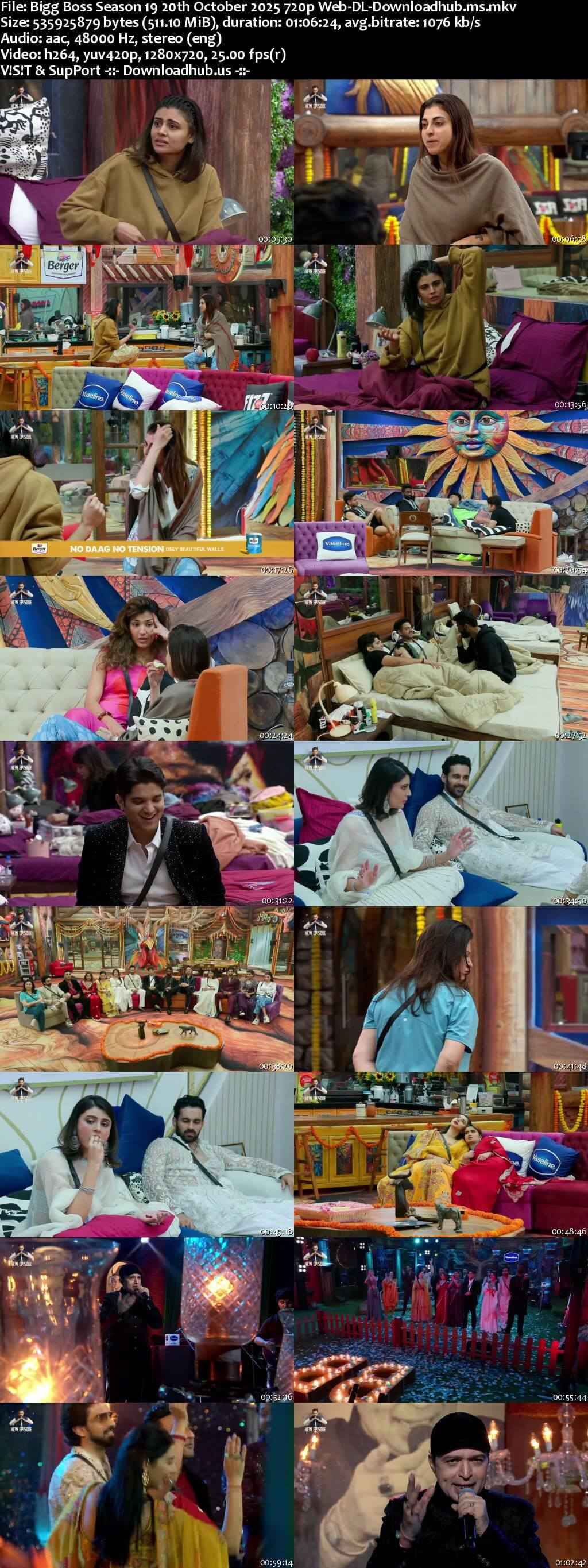 Bigg Boss Season 19 20 October 2025 Episode 58 Web-DL 720p 480p Bigg Boss Season 19 20 October 2025 Episode 58 Web-DL 720p 480p