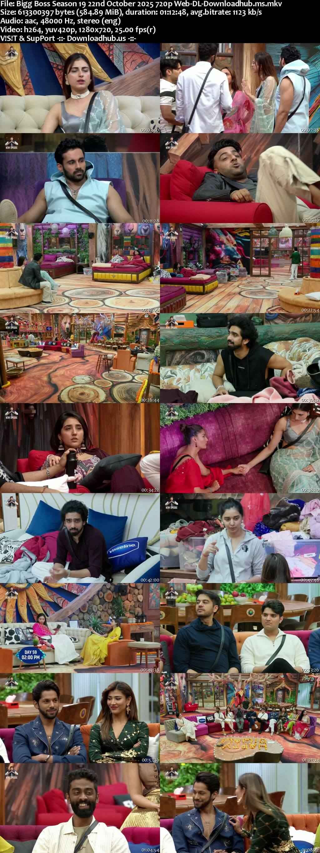 Bigg Boss Season 19 22 October 2025 Episode 60 Web-DL 720p 480p Bigg Boss Season 19 22 October 2025 Episode 60 Web-DL 720p 480p