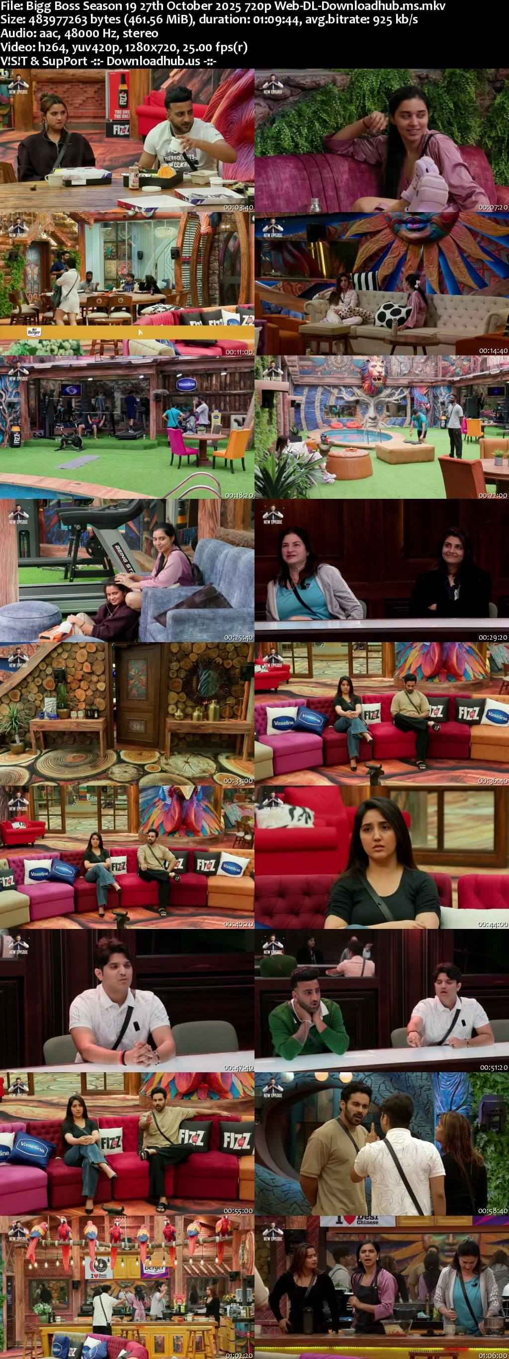 Bigg Boss Season 19 27 October 2025 Episode 65 Web-DL 720p 480p Bigg Boss Season 19 27 October 2025 Episode 65 Web-DL 720p 480p