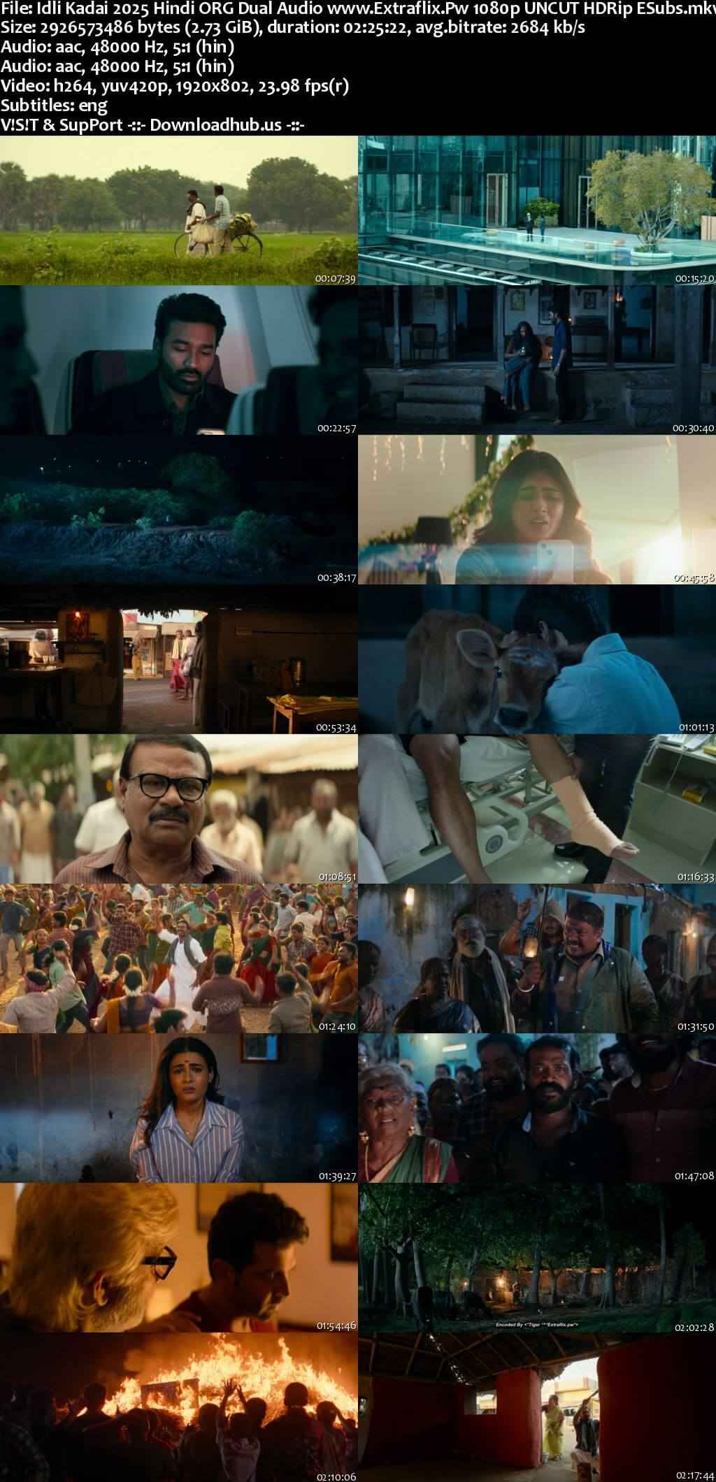 Idli Kadai 2025 Hindi ORG Dual Audio Movie DD5.1 4k 1080p 720p 480p UNCUT HDRip ESubs x264 HEVC Idli Kadai 2025 Hindi ORG Dual Audio Movie DD5.1 4k 1080p 720p 480p UNCUT HDRip ESubs x264 HEVC