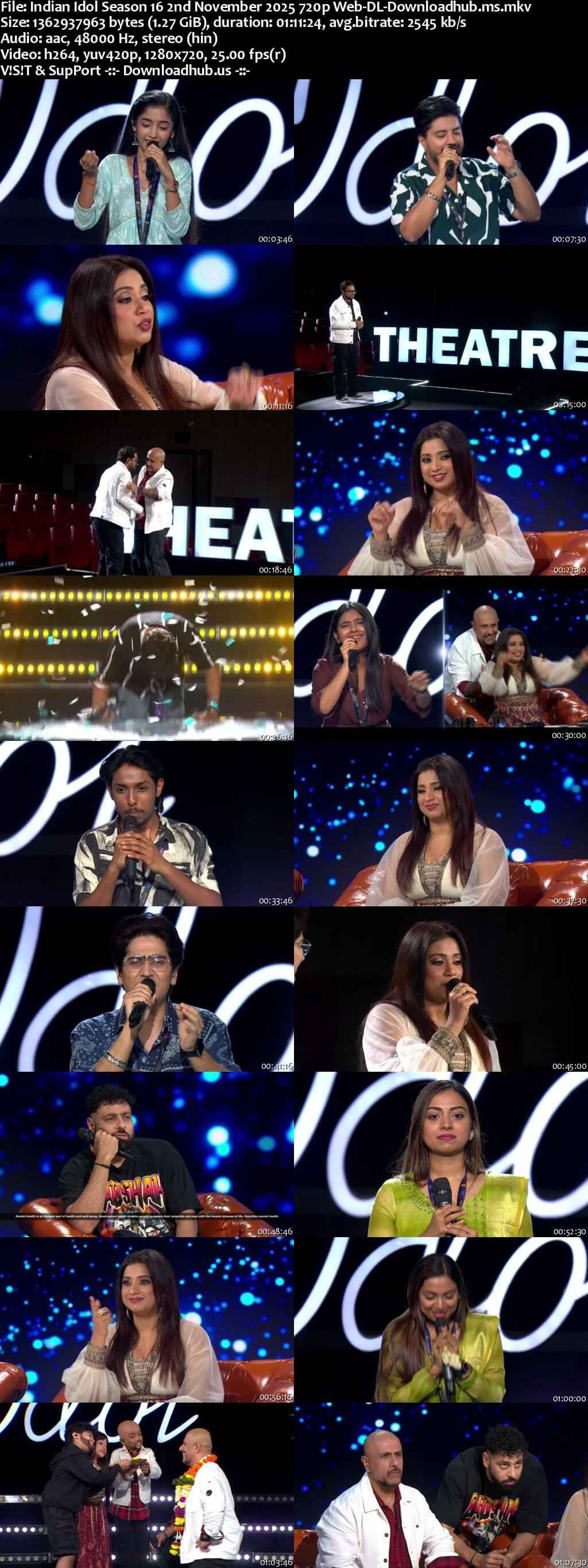 Indian Idol Season 16 2 November 2025 Episode 6 Web-DL 720p 480p Indian Idol Season 16 2 November 2025 Episode 6 Web-DL 720p 480p