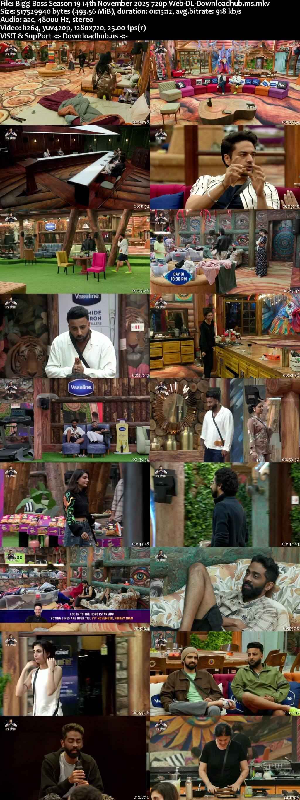 Bigg Boss Season 19 14 November 2025 Episode 83 Web-DL 720p 480p Bigg Boss Season 19 14 November 2025 Episode 83 Web-DL 720p 480p