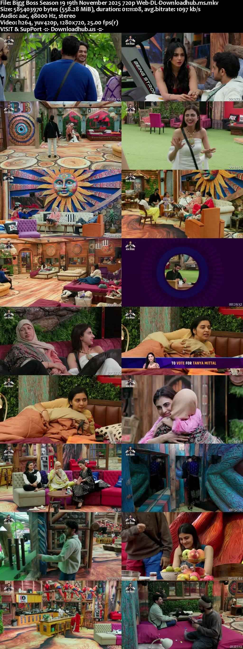 Bigg Boss Season 19 19 November 2025 Episode 88 Web-DL 720p 480p Bigg Boss Season 19 19 November 2025 Episode 88 Web-DL 720p 480p