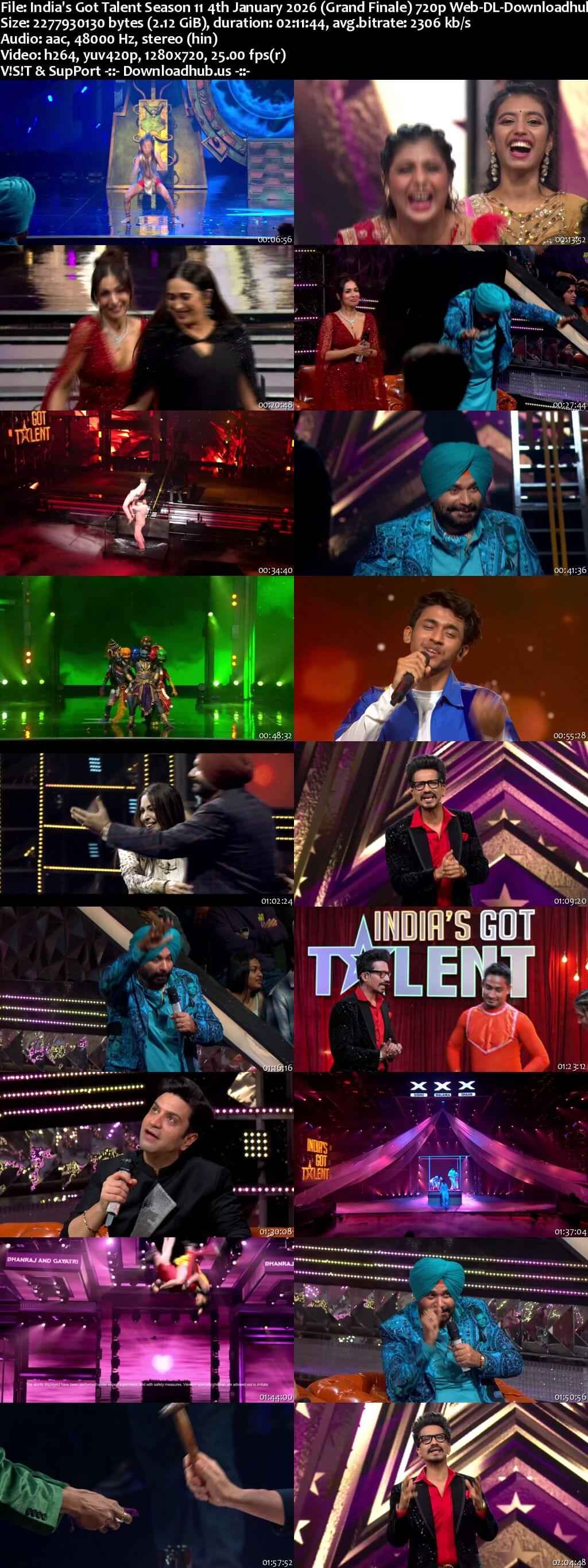India's Got Talent Season 11 4 January 2026 Finale Episode Web-DL 720p 480p India's Got Talent Season 11 4 January 2026 Finale Episode Web-DL 720p 480p