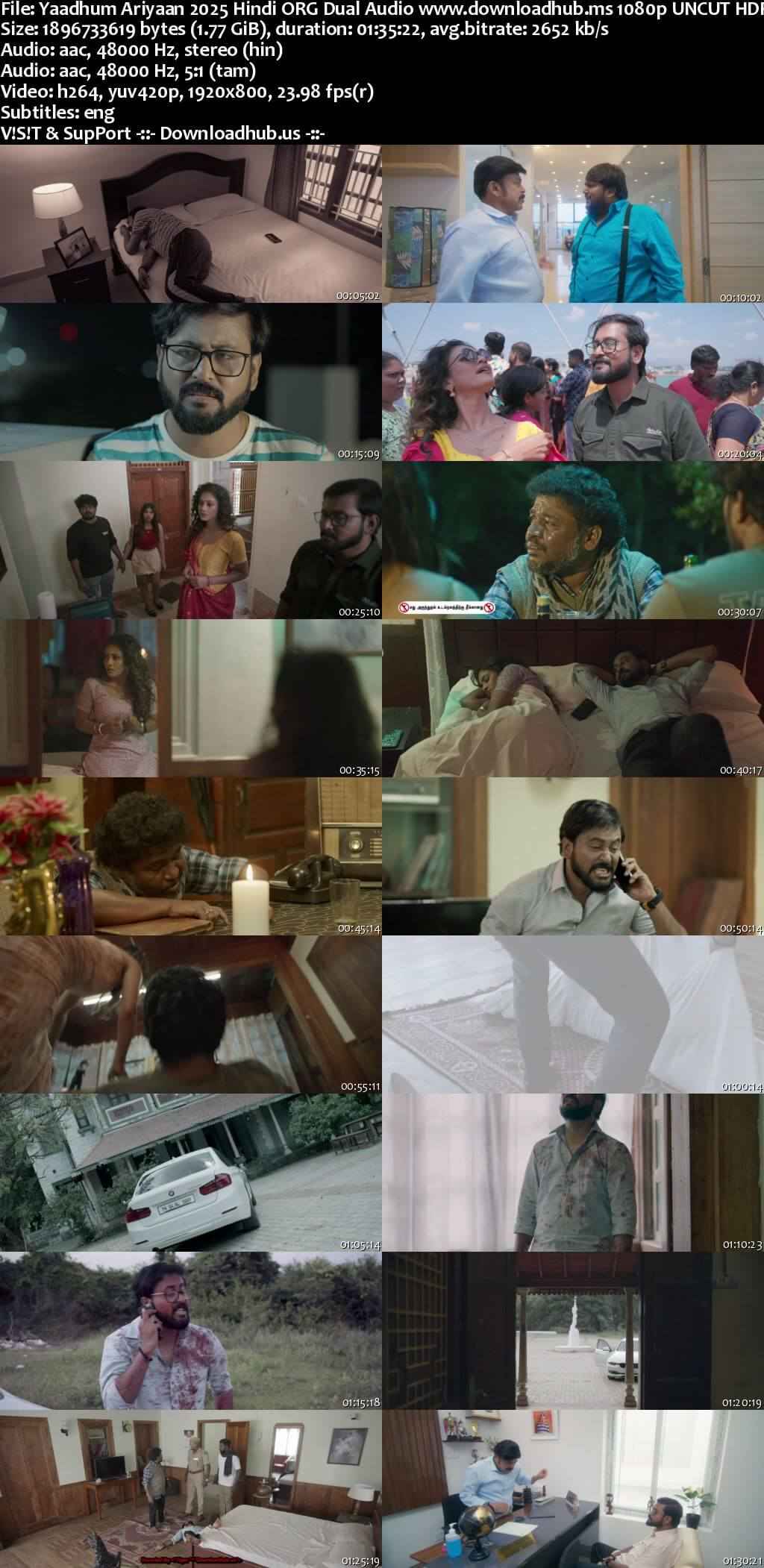Yaadhum Ariyaan 2025 Hindi ORG Dual Audio Movie DD2.0 1080p 720p 480p UNCUT HDRip ESubs x264 HEVC Yaadhum Ariyaan 2025 Hindi ORG Dual Audio Movie DD2.0 1080p 720p 480p UNCUT HDRip ESubs x264 HEVC
