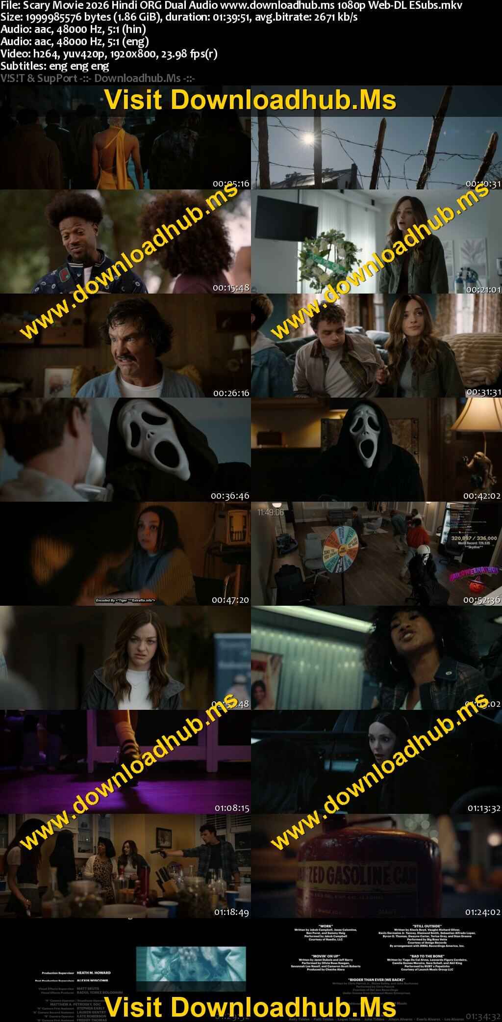 Scary Movie 2026 Hindi ORG Dual Audio Movie DD5.1 4k 1080p 720p 480p Web-DL ESubs x264 HEVC Scary Movie 2026 Hindi ORG Dual Audio Movie DD5.1 4k 1080p 720p 480p Web-DL ESubs x264 HEVC