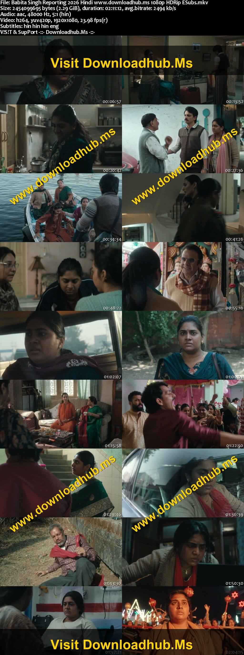 Babita Singh Reporting 2026 Hindi Movie DD5.1 4k 1080p 720p 480p HDRip ESubs x264 HEVC Babita Singh Reporting 2026 Hindi Movie DD5.1 4k 1080p 720p 480p HDRip ESubs x264 HEVC