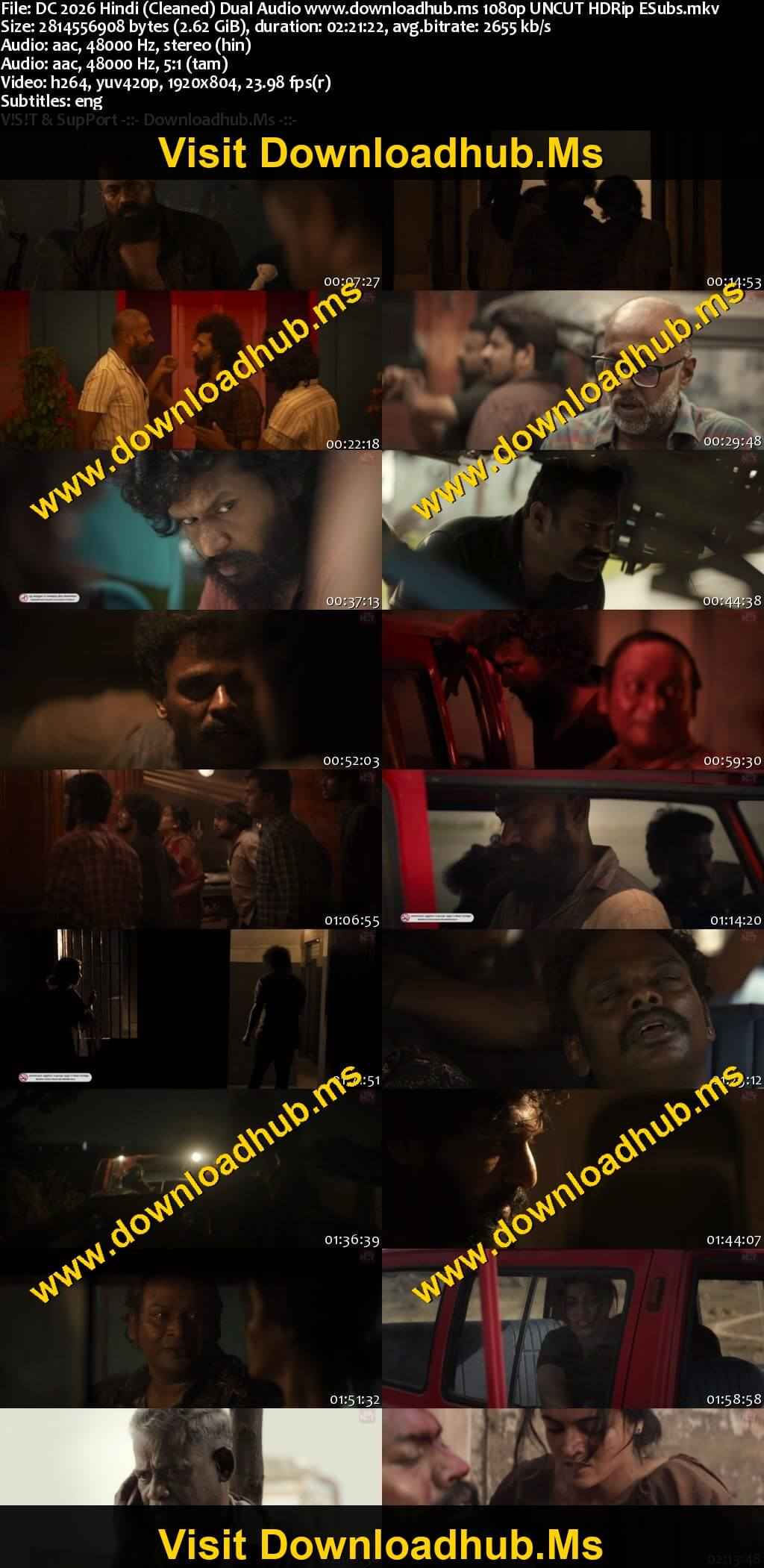 DC 2026 Hindi (Cleaned) Dual Audio Movie DD2.0 1080p 720p 480p UNCUT HDRip ESubs x264 HEVC DC 2026 Hindi (Cleaned) Dual Audio Movie DD2.0 1080p 720p 480p UNCUT HDRip ESubs x264 HEVC