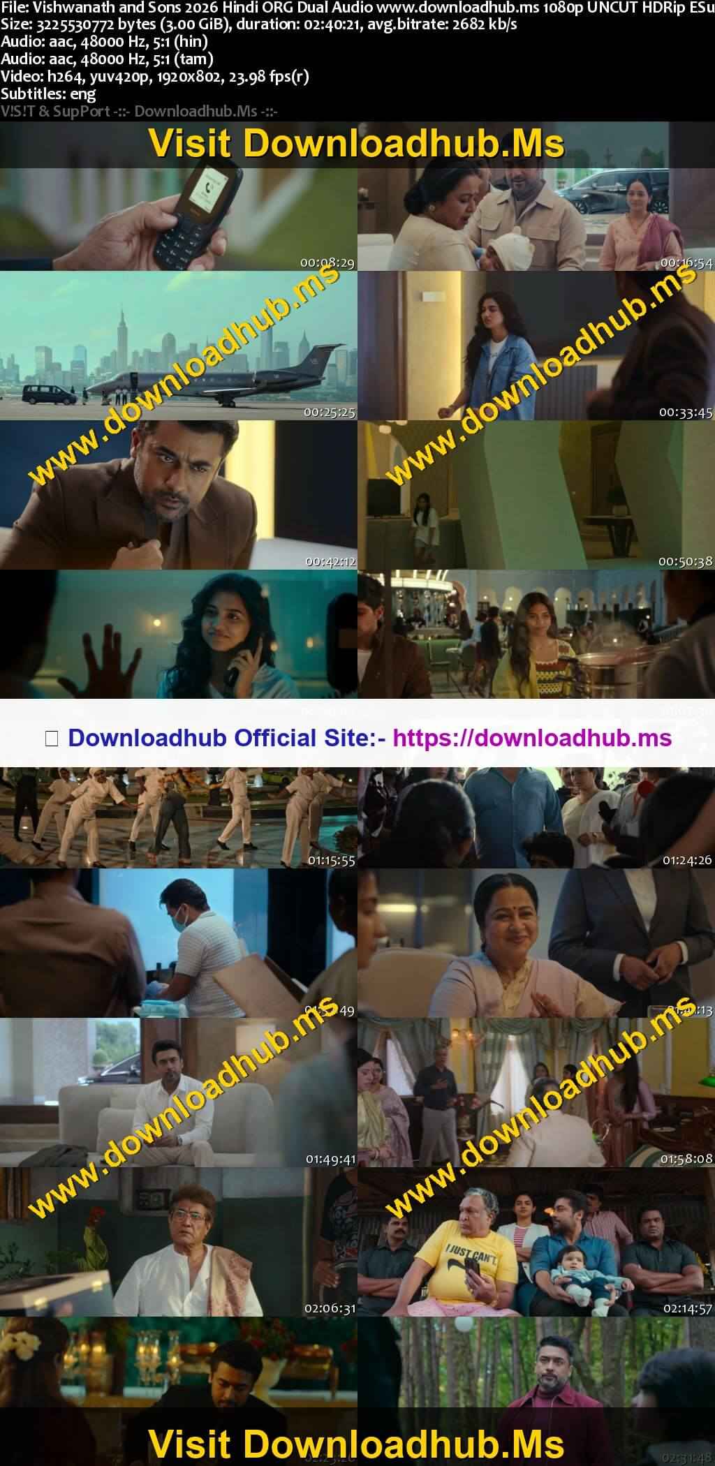 Vishwanath and Sons 2026 Hindi ORG Dual Audio Movie DD5.1 4k 1080p 720p 480p UNCUT HDRip ESubs x264 HEVC